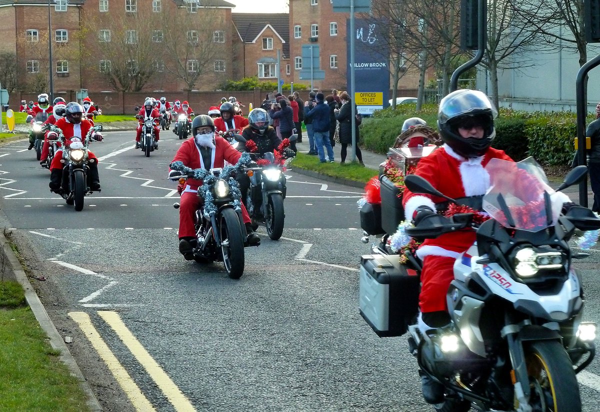 DIARY DATE: Santa's On a Bike will be coming through Bradley Stoke on Saturday 3rd December 2022.

Full details: santasonabike.org.uk/bristol