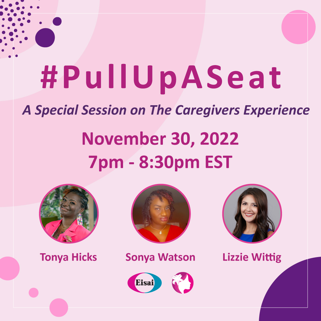Join Tigerlily on Nov 30 at 7PM EST, for a special #PullUpASeat, on the Caregiver Experience. 💜 

We'll be joined by Lizzie Wittig, &amp; sisters, Tonya Hicks &amp; Sonya Watson🌸 

You can register for free here:🔗 
us02web.zoom.us/meeting/regist…

#CaregiversMonth
