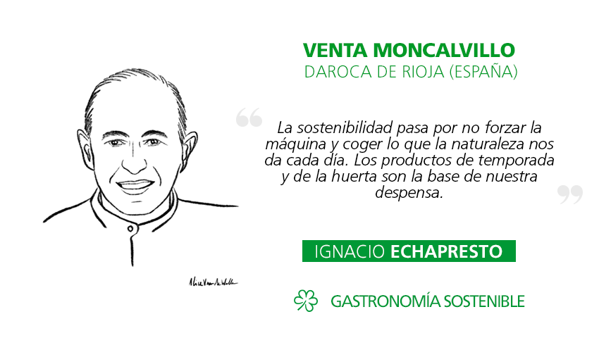 Nueva #EstrellaVerde #GuiaMICHELIN2023: <a href="/VMoncalvillo/">Venta Moncalvillo</a>, en Daroca de Rioja - <a href="/NachoEchapresto/">IgnacioEchapresto</a>. 
#MICHELINSTAR23 #GUIAMICHELINESPT #GastronomíaSostenible