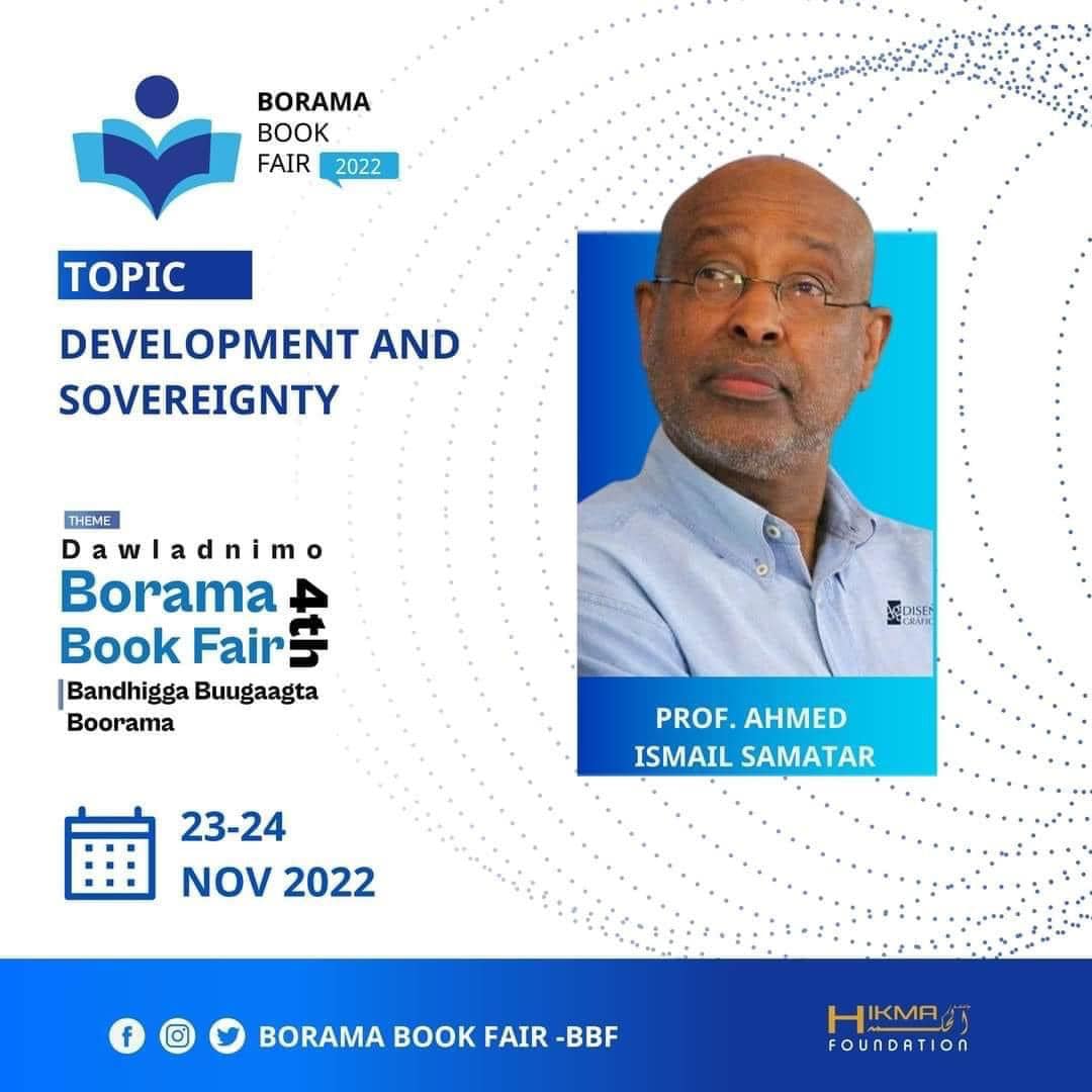 Prof. Ahmed Ismail Samatar (@profasamatar) on Twitter photo 