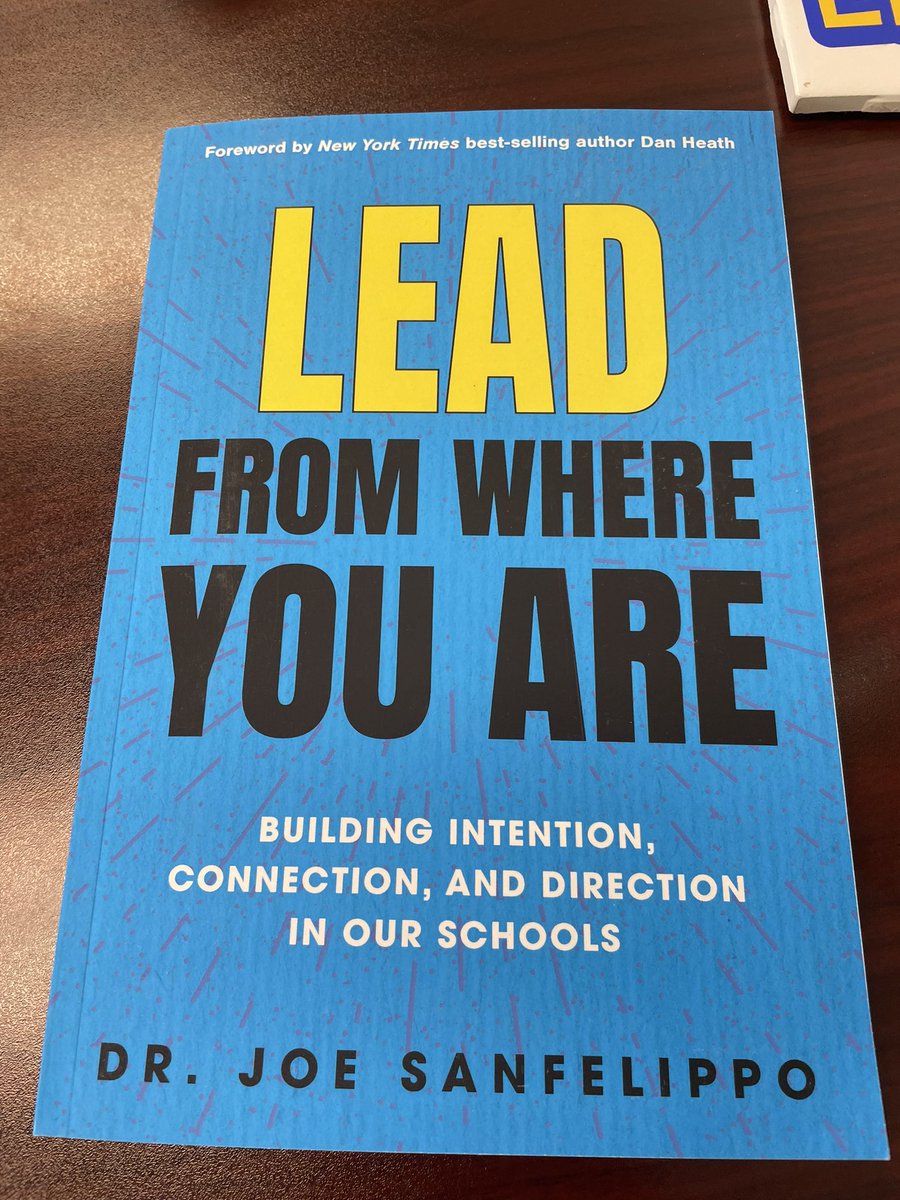 Looking forward to learning from one of my favorite educators. @Joe_Sanfelippo #leadfromwhereyouare #hackingleadership #alwayslearning #educator #leader