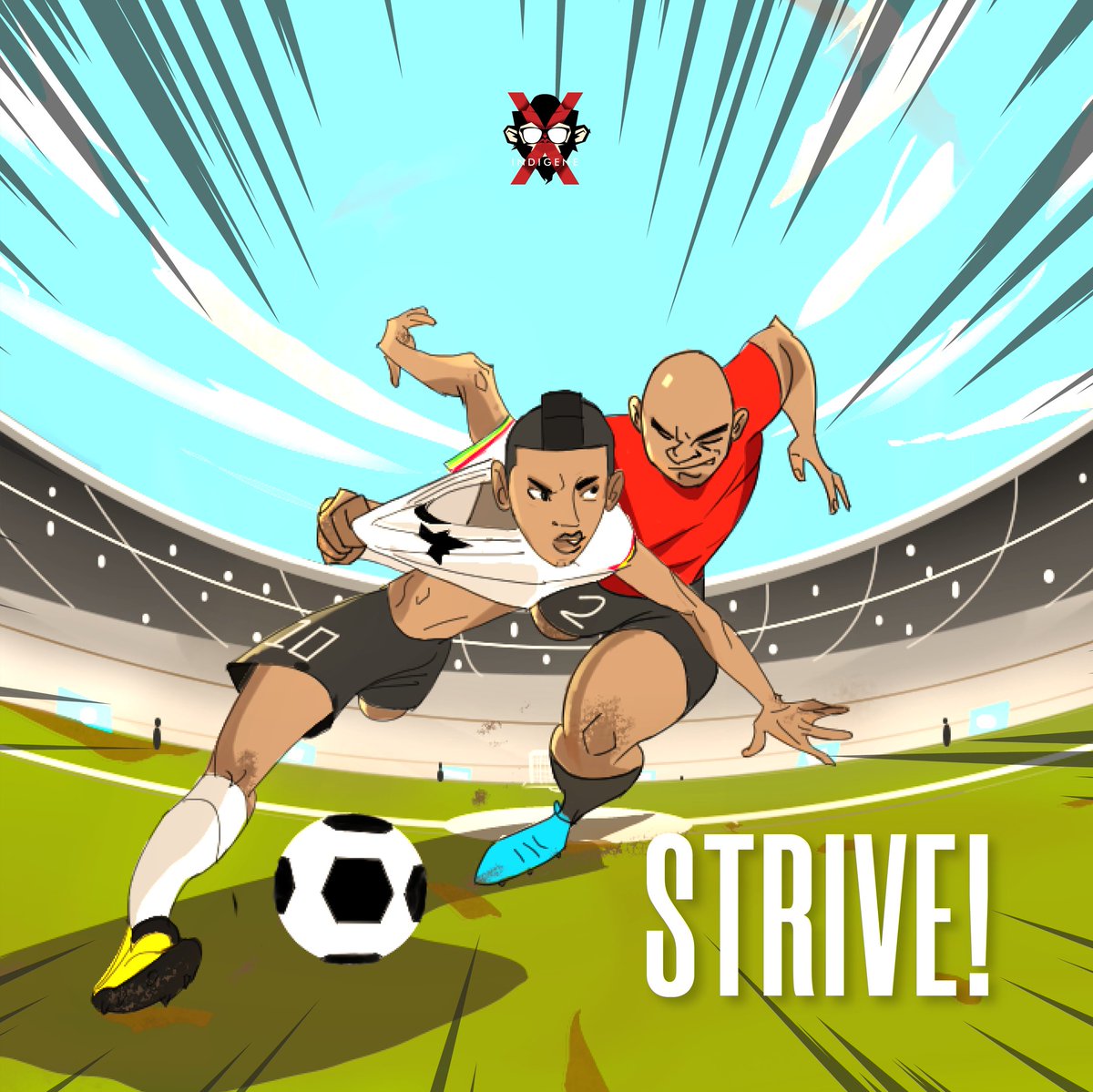 INDIGENEX1's tweet photo. We strive for greatness! With every move, every pass, and every kick, we strive... to raise high the flag of Ghana and make our people proud 🇬🇭

#blackstars #fifa22 #worldcup2022 #ghana #bringbackthelove #raisehightheflagofghana #raisehightheflag https://t.co/nM2JsDssBU