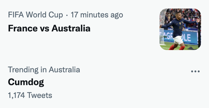 We may not have won, but at least we stayed true to ourselves as Australians. #AUSvFRA