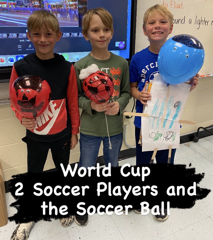 LeichterTeach's tweet photo. The students used the engineering design process to create their own Macy’s Thanksgiving Day Parade balloons or floats after learning about the history of the parade and how engineers create the balloons each year. https://t.co/e8dDyocwH4