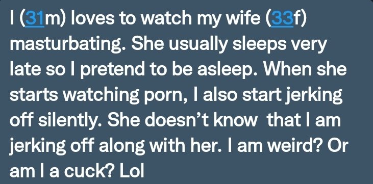 Pervconfession On Twitter He Loves Watching His Wife Masturbate