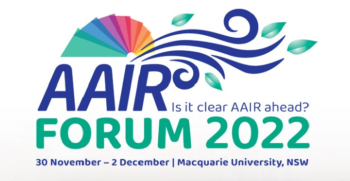 AAIRaustralasia's tweet photo. 🗓️Not long now until 2022 #AAIR Forum - hybrid event hosted @Macquarie_Uni - still plenty of time to register - special thanks to sponsors @Altis_DWBI @explorance #InstitutionalResearch
➡️https://t.co/r5dUQECPEo https://t.co/TPG14AfVbm