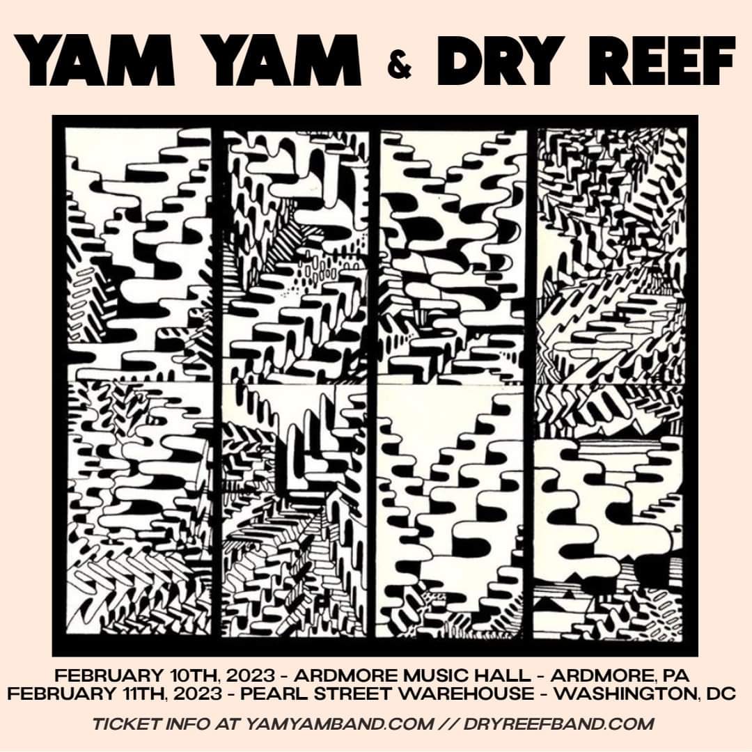 First two shows of '23 are on the books! <a href="/yamyamband/">YAM YAM</a> in the house 
2/10 - <a href="/ArdmoreMusicPA/">Ardmore Music Hall</a> 
2/11 - <a href="/pearlstreetlive/">PearlStreetWarehouse</a>