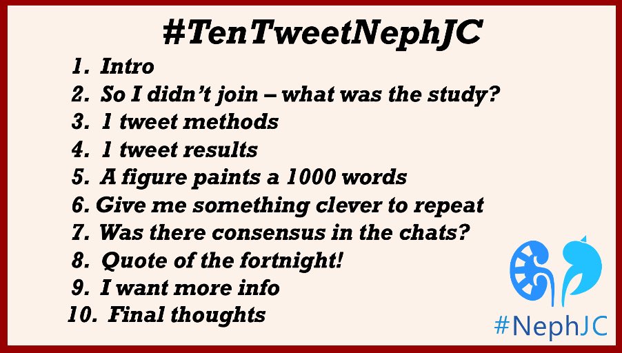 Nephrology Journal Club tweet media