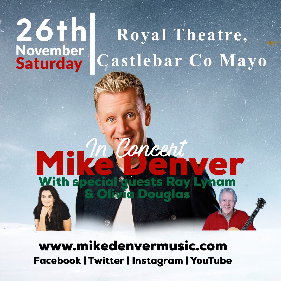 MikedenverMike's tweet photo. #mikedenver in concert with special guests #raylynam & @LivyDouglas @RoyalCastlebar https://t.co/eRZwvQWaq5