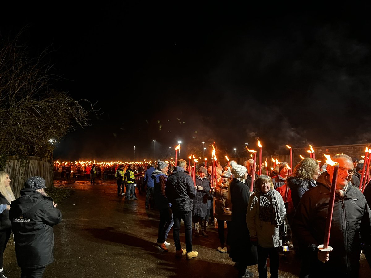 Amazing night supporting  <a href="/StJohnLincs/">St John - Lincolnshire</a> with the yearly torch light possession for <a href="/StBarnabasLinc/">St Barnabas Hospice</a> to remember loved ones. <a href="/stjohnambulance/">St John Ambulance England</a>