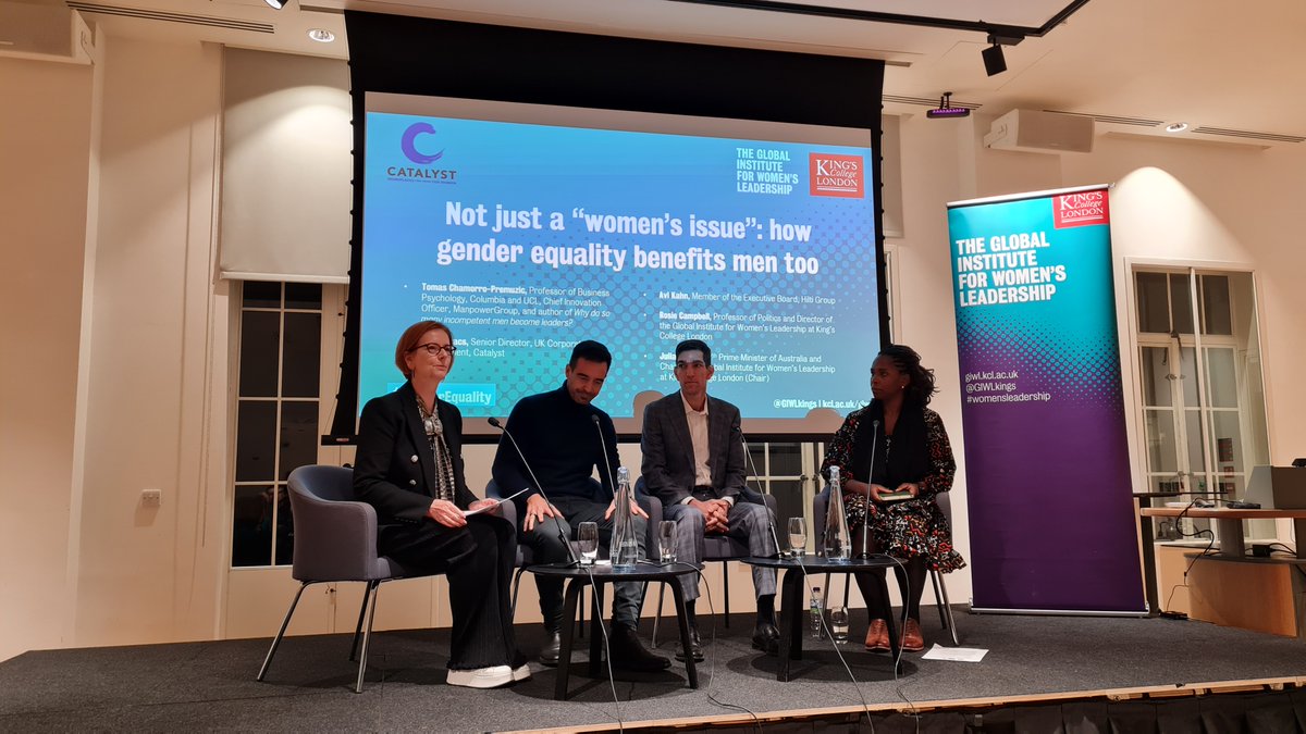 Fantastic panel-event <a href="/GIWLkings/">King's Global Institute for Women's Leadership</a> &amp; <a href="/CatalystInc/">CatalystInc</a> tonight! We need more events like that, that raise awareness on how #genderequality benefits men too. Our mission here at MenTalkFeminism is to amplify voices by #men who advocate why it's a good thing if men engage with #feminism.