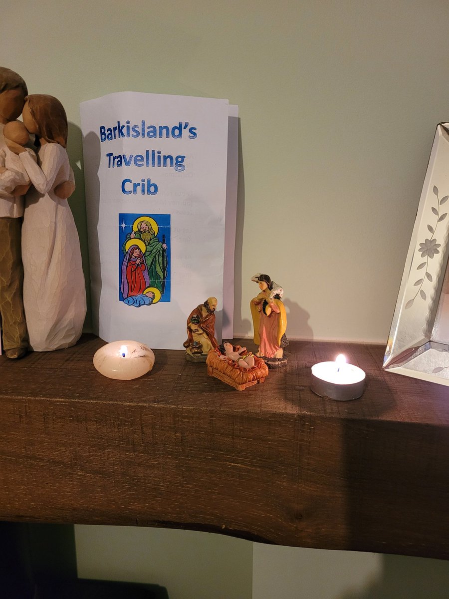 stephanie_MUFC's tweet photo. Barkisland traveling crib 🌟 parents where asked if they wanted their child to bring the traveling crib home for a night, to learn about the story of Mary and Joseph 🌟 tonight is Layla's turn, we have read the prayers and now bed time reading is her nativity book 📚
@BarkiSchool https://t.co/cwGxbrlaPd