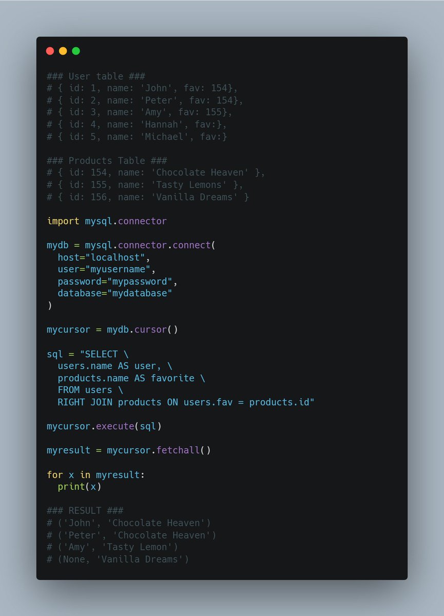 Day 23 of #60daysOfMachineLearning

🔷 Data Management - Joining Tables 🔷

You can combine rows from...