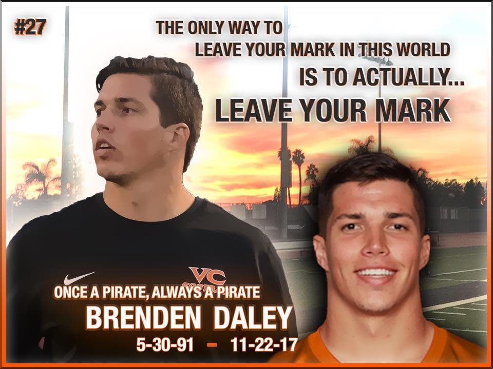CoachMoose's tweet photo. Five Years ago we lost a Great one,He is always with us Daley! #VCFF #PlayingForMore @VCPirateFB @PirateVCFtbl https://t.co/5tuuLcUN5v