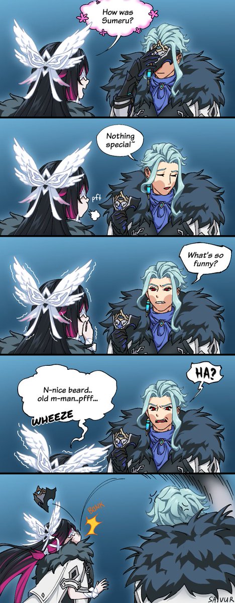 after leaving the basement for the first time in decades
#GenshinImpact #Dottore