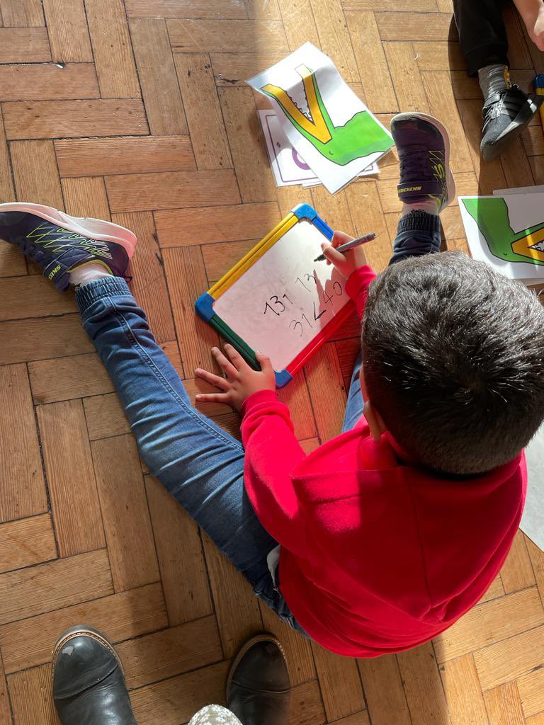 PentrerGraig's tweet photo. We love practising our numeracy skills with our friends from other classes #pgprockets #pgppluto #pgpspaceships #pgpcarousel #pgpnum https://t.co/mdjG4x1LT7
