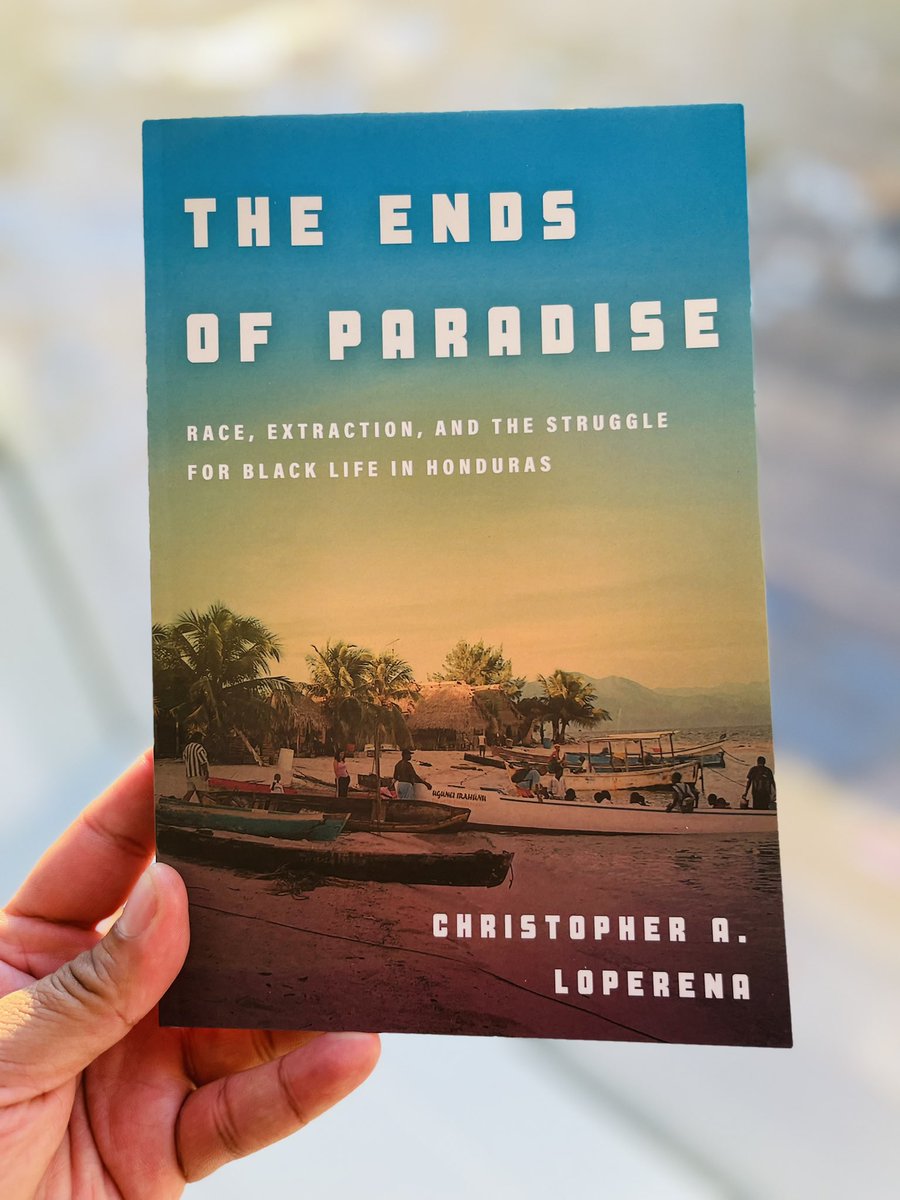 BlackCatrachoBK's tweet photo. Words cannot capture my deep felicidades for my dearest amigo colega Dr. Christopher A. Loperena whose book on Garifuna Land activism gives us so much richness on #IndigenousBlackness what an honor to have read the diss to now the manuscript que belleza! #GarifunaTwitter @ofraneh https://t.co/AY1y231X04