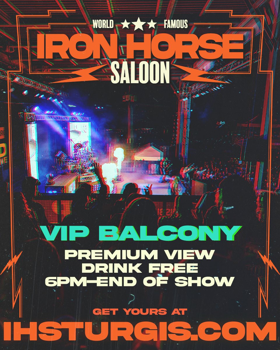 Get a FREE event t-shirt with your purchase of a VIP Balcony pass now during the online pre-sale!

Get yours here 👉 bit.ly/3AnsoE7