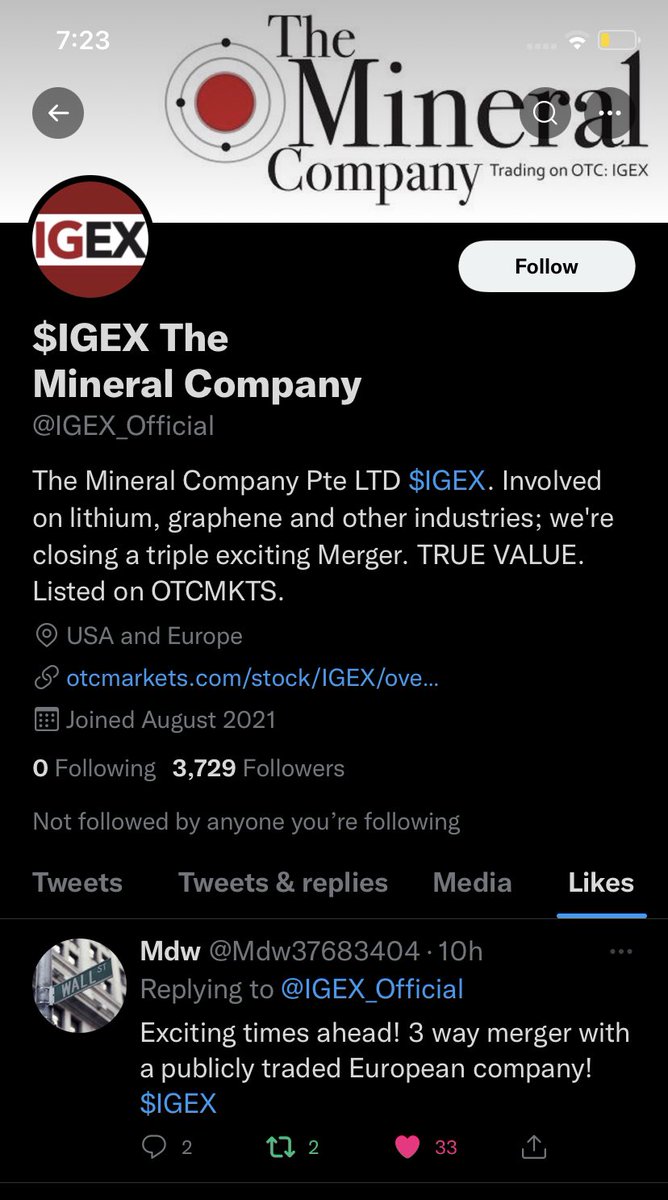 KingdomRadios's tweet photo. Ohhh yeahhh! 👀 #3WayMerger 🙏🏽 $IGEX @IGEX_Official 🥳 #Lithium #Graphene #BatteryStorage #StocksToBuy https://t.co/4kYjIE9gqX