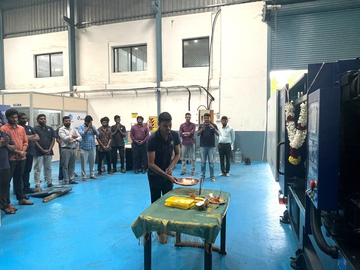 naving89's tweet photo. Today (22-11-2022), We added one more injection Molding machine of 250T from Haitian to our shop floor. https://t.co/j9R6EKn8P9