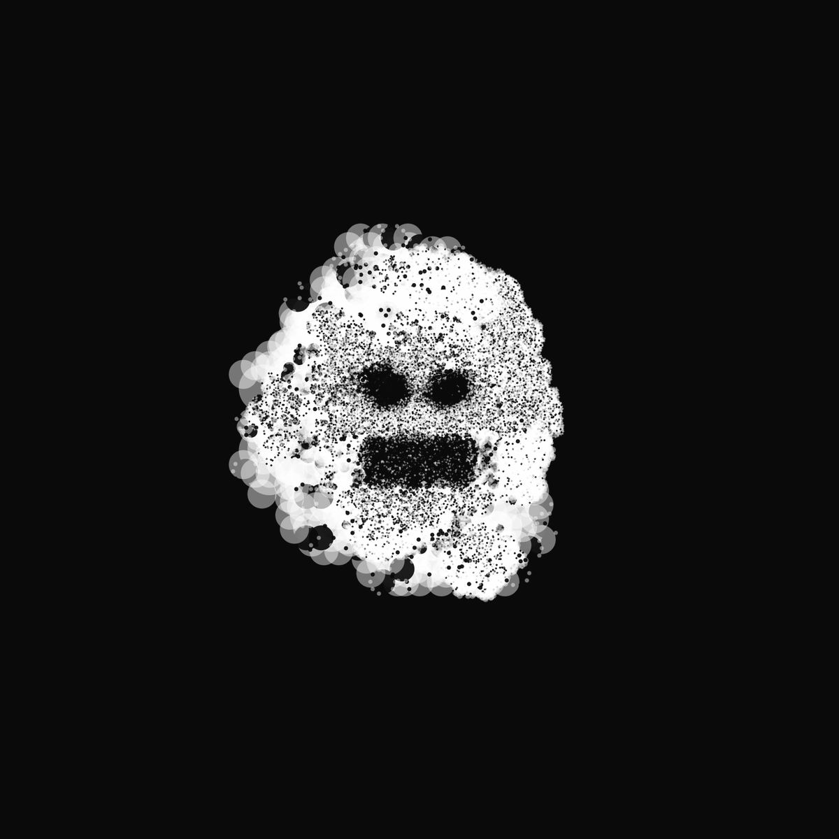 ppguppgu's tweet photo. Gm here! new experiment on close eye gap
#generativeart #genart #creativecoding #p5js #bubbles #experiments #keeplearning https://t.co/V512TwMOZp