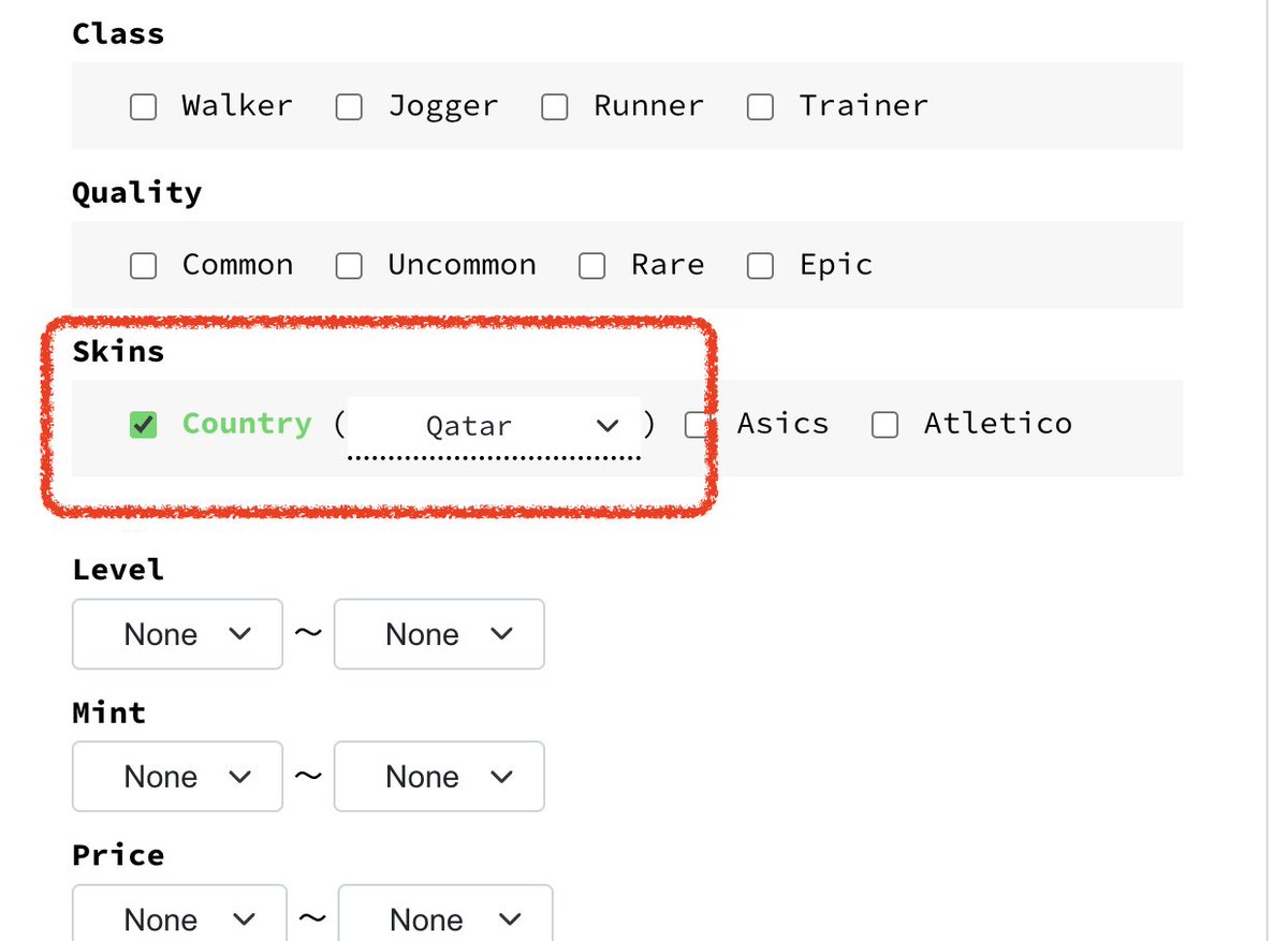 t2_stepn's tweet image. STEPN-MARKET.GUIDE アップデート✨

カントリースキンで国別検索ができるようになりました！
 
stepn-market.guide

#STEPN