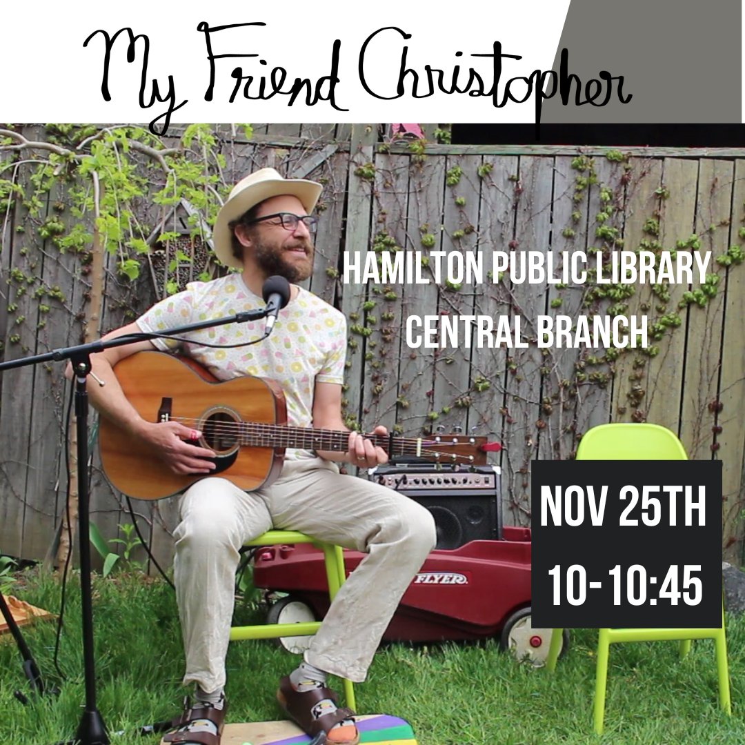 Free books! Free music! Free thought! Library show at Central Branch this Friday PA Day!