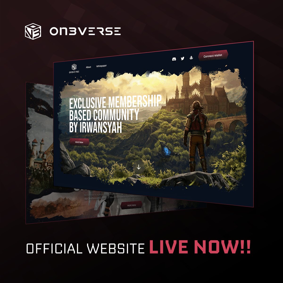 TheOn3verse's tweet photo. 📢📢 Our official website is live! 
Visit https://t.co/Udjw77vML7 now 🖱️

#On3verse #Irwansyah #NFT #NFTcollectible #NFTlaunch #NFTcommuni̇ty #Ethereum https://t.co/5waDXPY2Gw