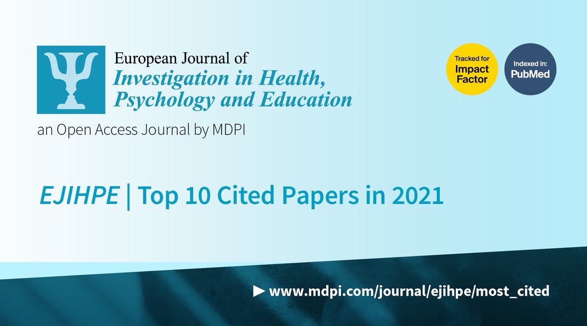 EJIHPE_MDPI's tweet image. 🤩Welcome to read🥳#Top10MostCitedPapersin2021👉&quot;#SelfPerceived #InstructionalCompetence #SelfEfficacy #Burnout during #Covid19Pandemic: A Study of a Group of #ItalianSchoolTeachers&quot;📜by🧑‍🎓Monica Pellerone:🔗mdpi.com/2254-9625/11/2…
#educationalwellbeing #learningprocess #teacher