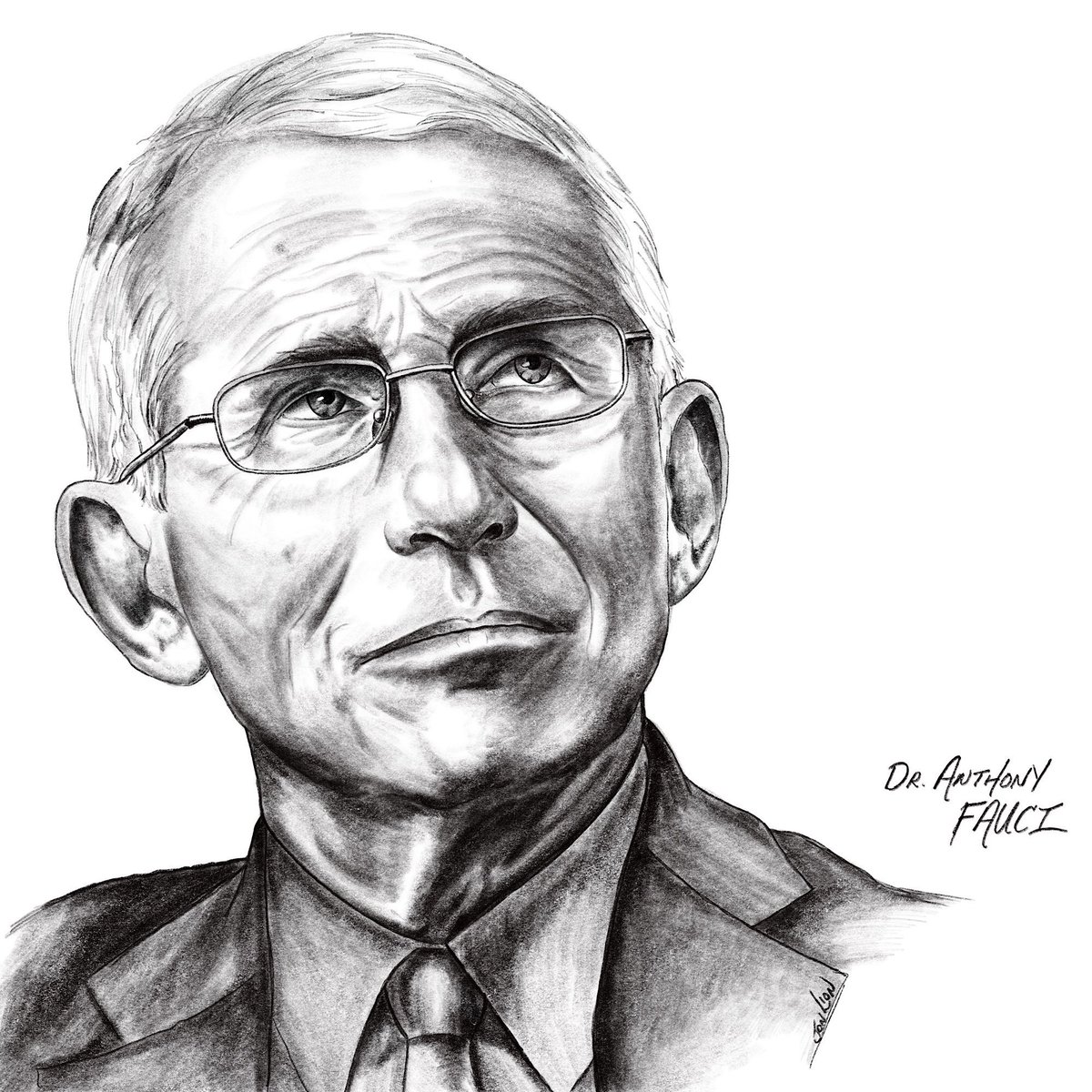 jonlionfineart2's tweet photo. For just this one occasion let’s make believe twitter popularity isn’t a thing… so … let’s make my Dr. Fauci charcoal drawing get 1000 ❤️LIKES
Big accounts can tweet “Thanks Fauci” and get 25,000 likes…
Think my drawing can get 1000?
#ThankYouDrFauci https://t.co/osbLCWgVNO