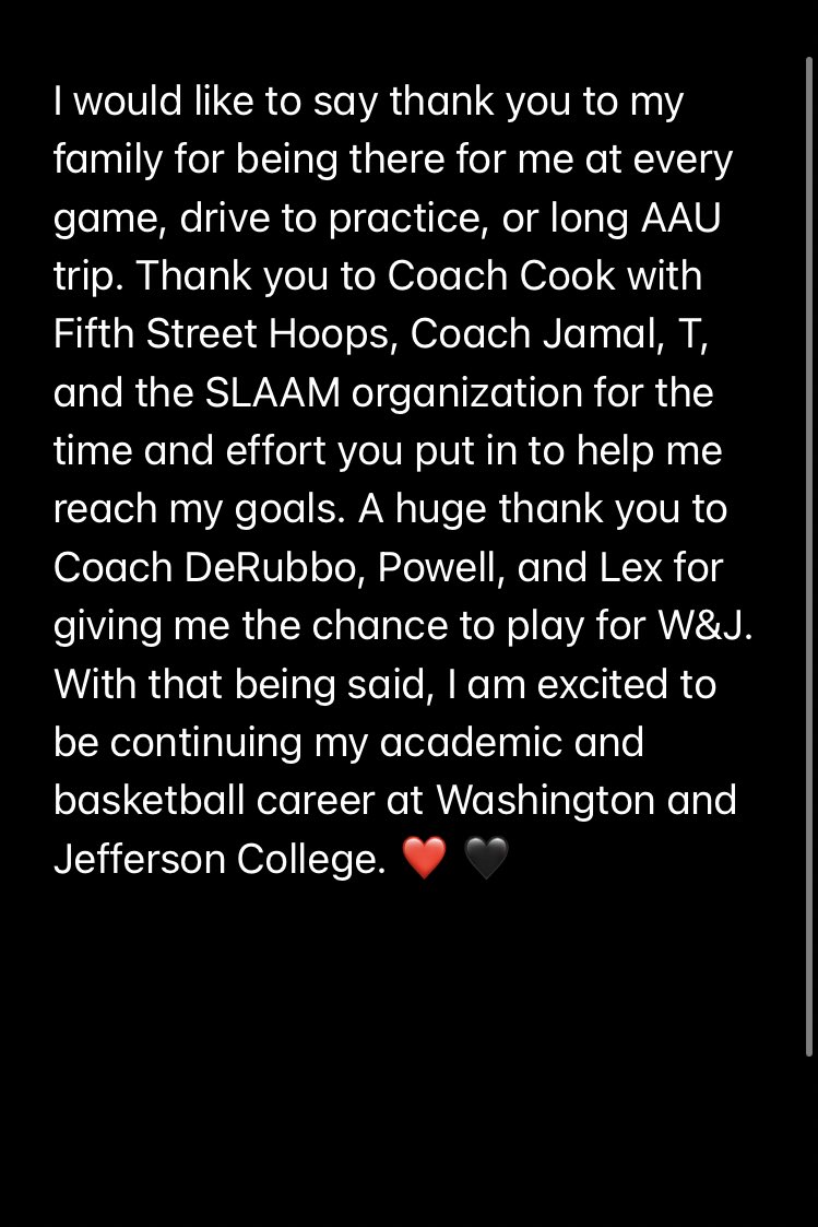 katiekovalchick's tweet photo. Next four! ❤️🖤
@slaam2023jamal @SLAAMBASKETBALL @cookscott3 @ihs_girls https://t.co/J69QAxXlsj