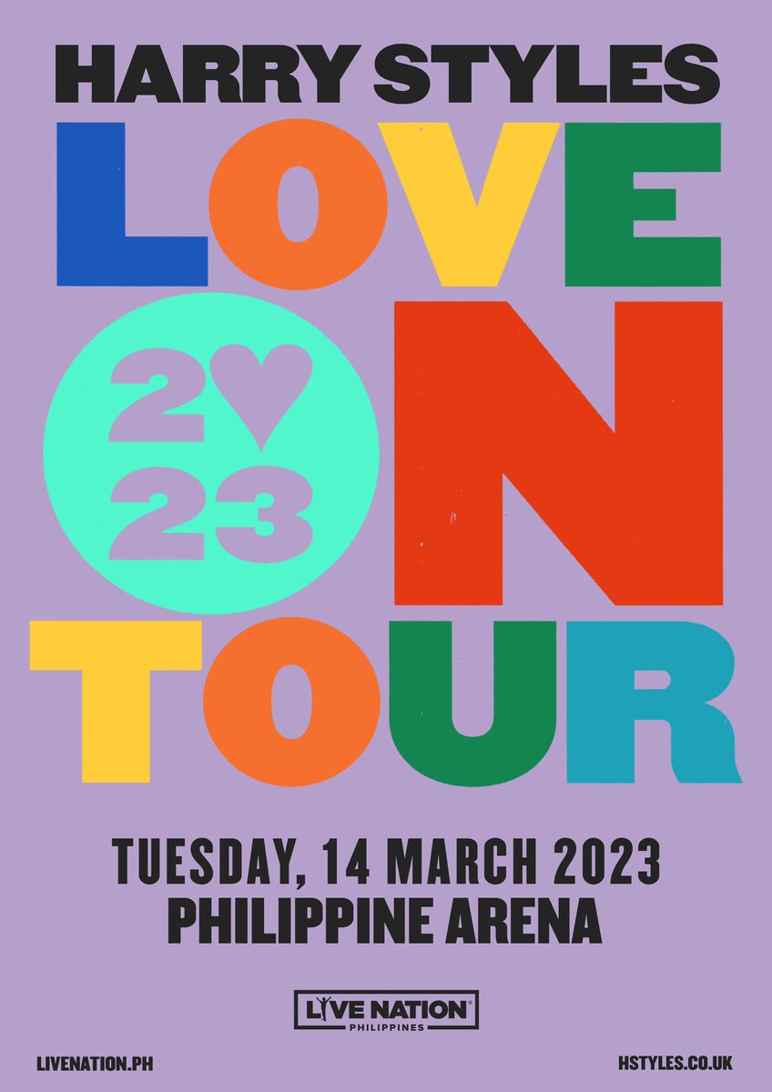 livenationph's tweet photo. Ain't gonna sleep til the daylight ❤️ Harry Styles Love on Tour LNPH Pre-sale starts TODAY at 12pm! To access, go to https://t.co/W363tvv92f and log in to your account.   

Harry Styles Love on Tour Philippines 
📆 March 14, 2023
��Philippine Arena

#LoveOnTourPH
#HarryStylesinPH https://t.co/laBOONtURi