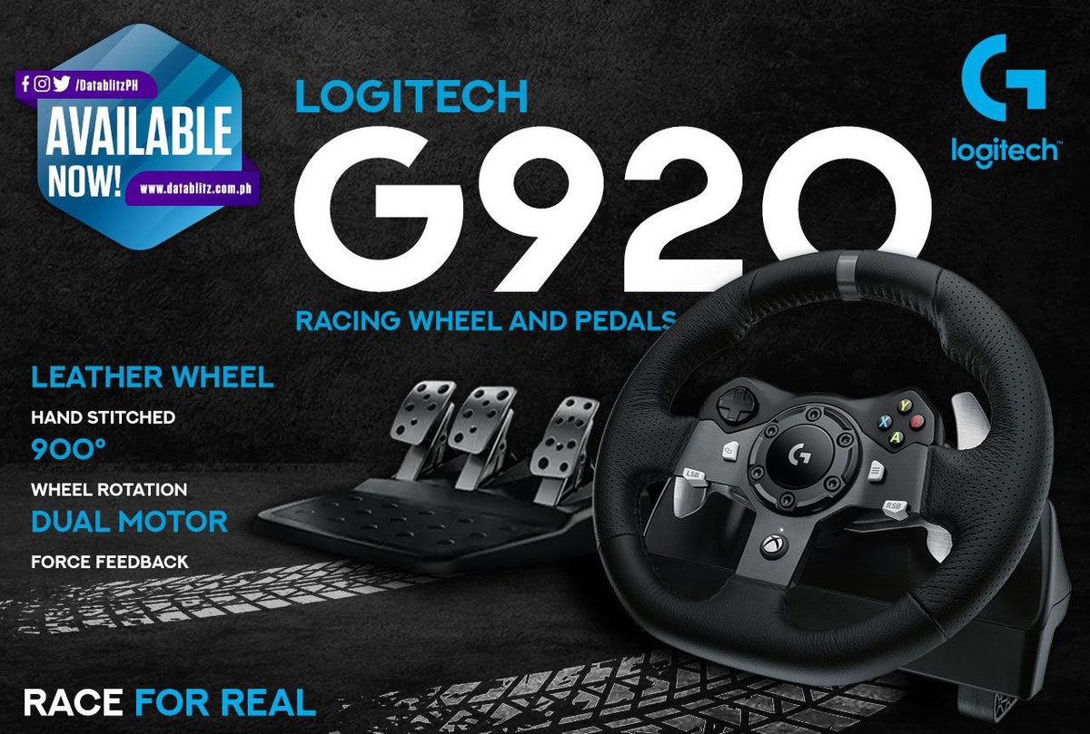 DataBlitz on Twitter "FULL THROTTLE, FULL CONTROL. Logitech G920