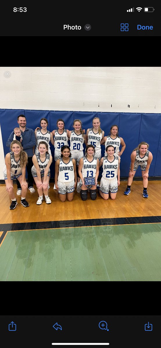 hillsborogirls's tweet photo. Congrats to the 8th grade girls tonight for winning at the buzzer 29-28 vs Potosi!  

JV with a big win vs Windsor tonight to get 1st place in the Jefferson r-7 JV tournament on the large schools side. https://t.co/ZZVCs897Z7