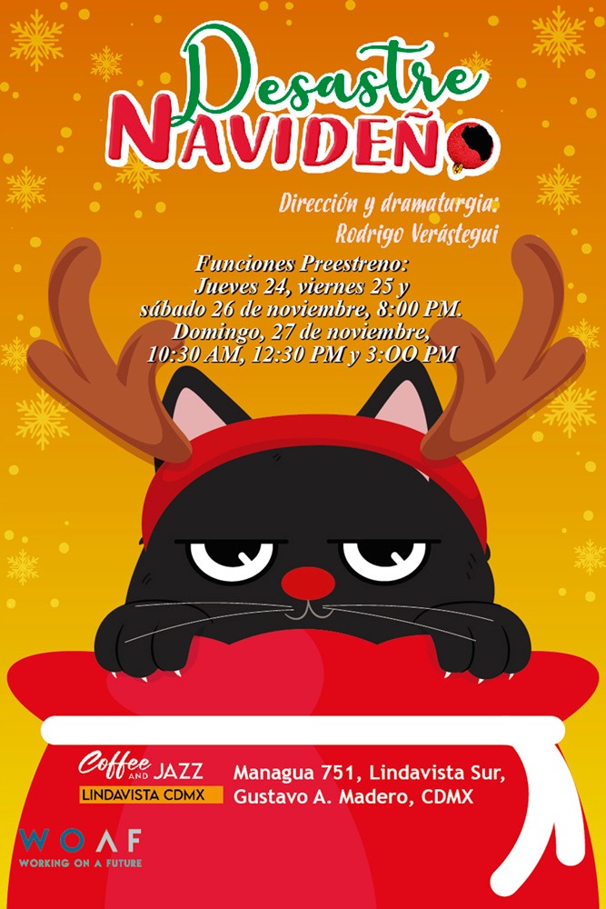 Desastre_Nav's tweet image. Este semana tenemos nuestras funciones de Preestreno de muestra 7ma temporada en Lindavista 🤩.
Te esperamos en #CoffeeAndJazzLindavista de jueves a domingo.
No importa si amas u odias la Navidad. Tenemos una historia para ti.
@Desastre_Nav 2022 🎅🎄
Reservaciones por MD.