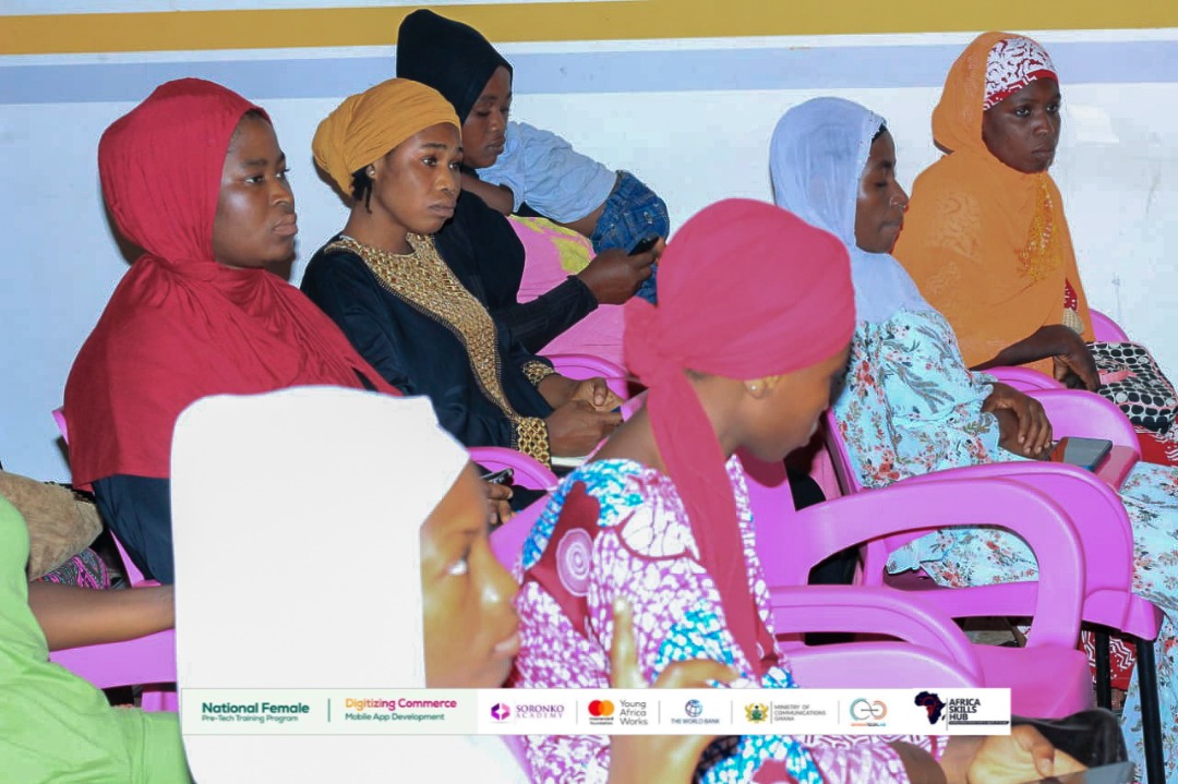 AfricaSkillsHub's tweet image. Participants in the National Female Pre-Tech Program for Digitizing Commerce orientation took place last Friday for applicants who were chosen.
Participants were welcomed and given an overview of the 3-week mobile app development training program.
#pretechtraining
@soronkoacademy