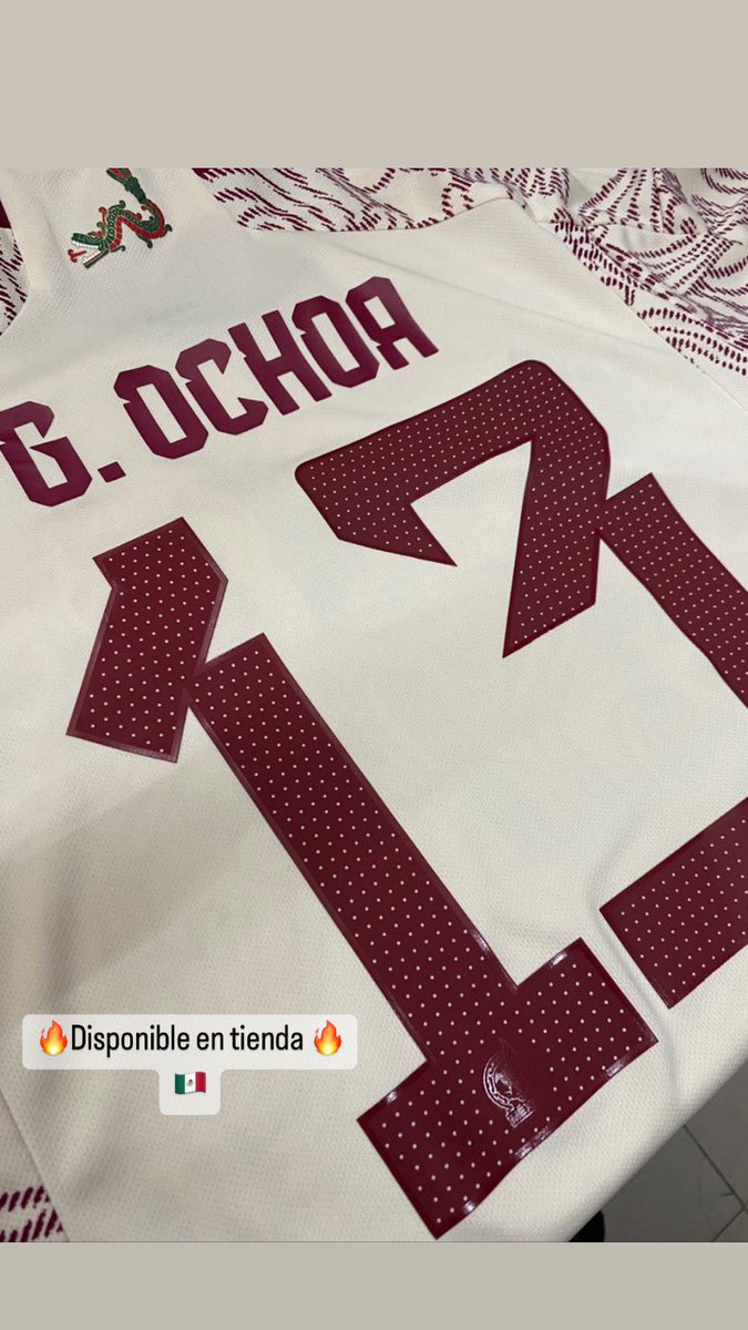 🚨CRACKS🚨
Ven y personaliza tu jersey de la Selección 🇲🇽🏆⚽️
🔥$350 nombre y número 🔥
📱Info 8712116332 
🏆TU AFICIÓN AL MEJOR PRECIO🏆