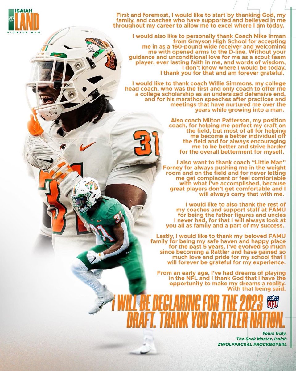 31 signing out🤞🏾FAMU FOREVER🧡💚🐍