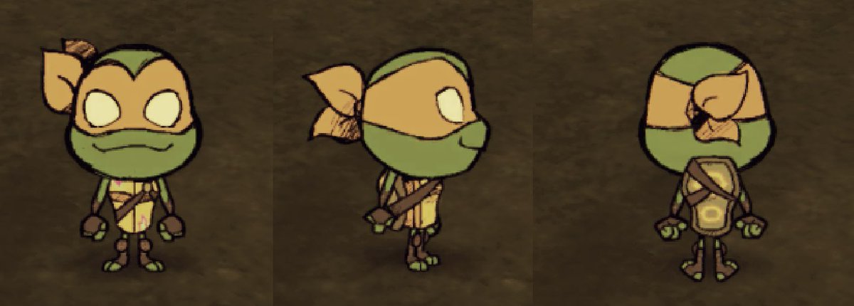 Leecheenkuss's tweet photo. Aaand Mikey joins the game!
Also I saw lots of you asking if turtmods are available to download.. The answer is no. Not yet.
These were created for personal use only as skins for the game. But I might publish in a month or two.
#RiseoftheTMNT #RiseSeason3 #rottmnt #rottmntmovie https://t.co/7c578cUVSh