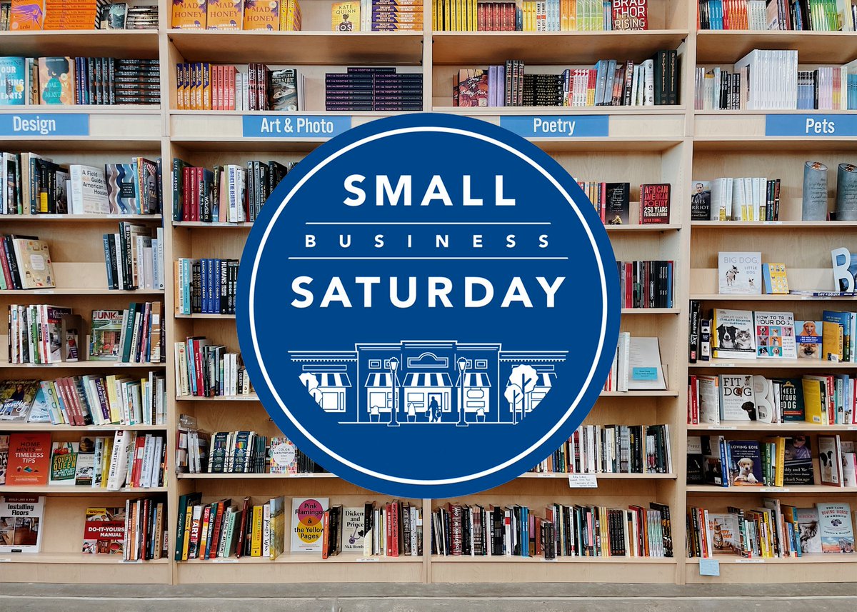 Small Business Saturday is right around the corner 🎉🛍 Shop small with us on the 26th from 9a–6p, and take advantage of discounts, prize drawing, freebies, and author meet-and-greets. You can check out all the goings-on at bit.ly/3Os2aX9