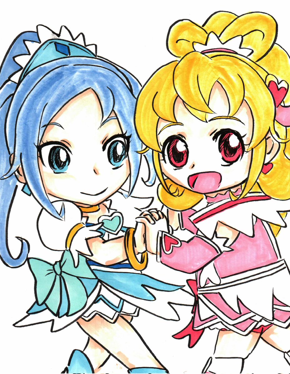 「いい夫婦の日」で色んなプリキュアのカップリングが挙げられてるだろうけど、個人的には10話で既に「いい奥さんケル」と夫婦扱いされてたマナりつが筆頭。 