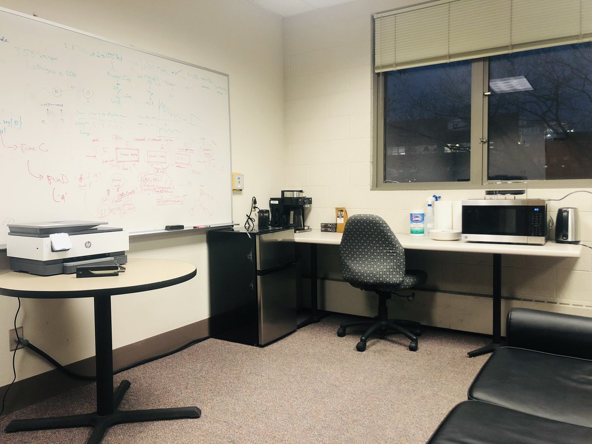 Here, at long last, settle down in our new office!