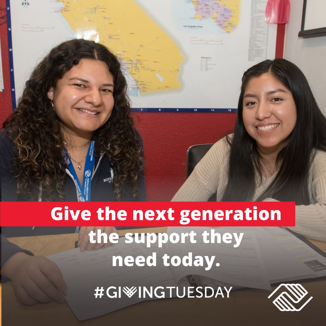 Giving Tuesday is one week from today. Your gift can help provide opportunities for local teens to be the first in their families to attend college. Give at bgcsonoma.org/donate #givingtuesday #bgcsonoma