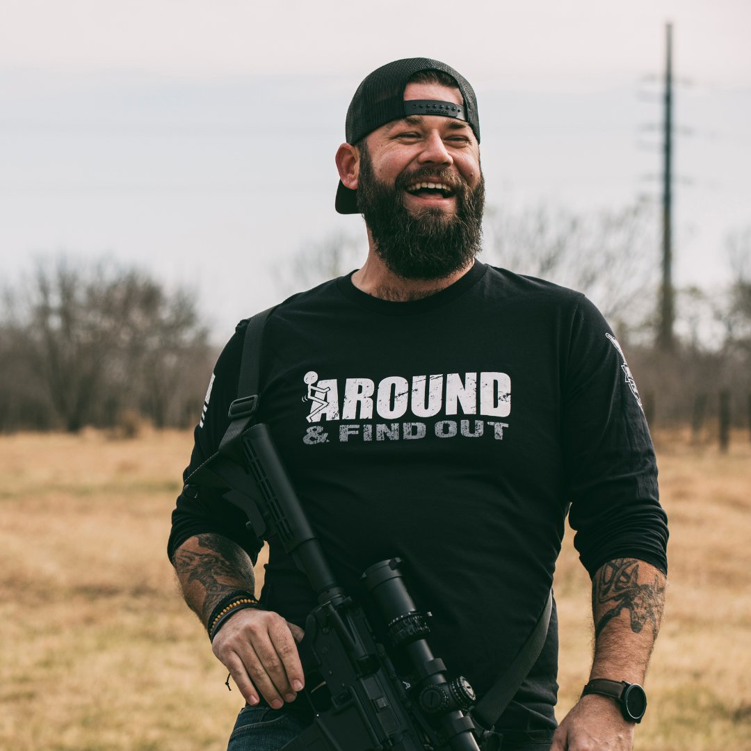 Wethepeoplehols's tweet photo. To f*@k around is human, to find out is divine.🙌
https://t.co/CxLi3i6ju2
Need a reason to smile? Black Friday started early - take 25% off site wide with code: 'Holster' at checkout!🇺🇸
#fuckaroundandfindout #guntee #gunshirt #ar15 #gunsgunsguns https://t.co/ISY1zdgyWw