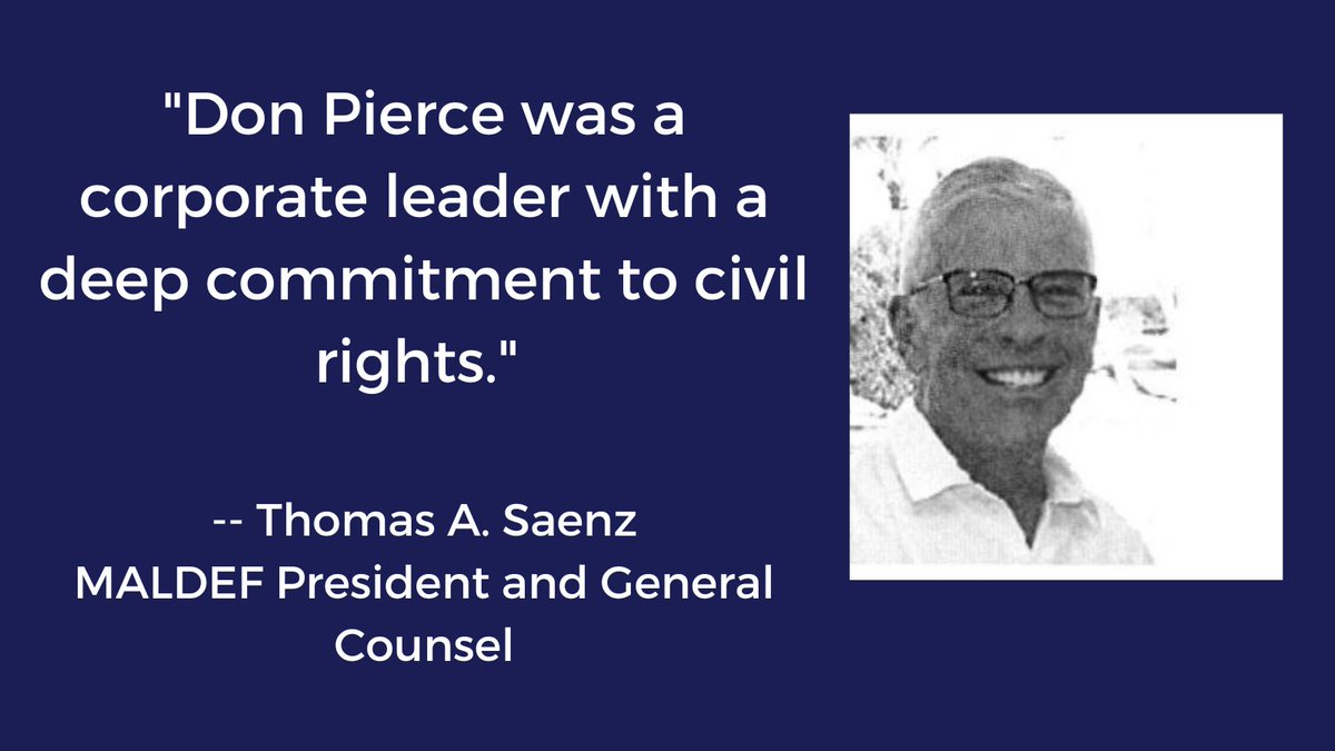 We mourn the loss of Donald L. Pierce, who served on MALDEF’s board of directors for nearly 20 years, including as chair. Read our statement: maldef.org/gtu4