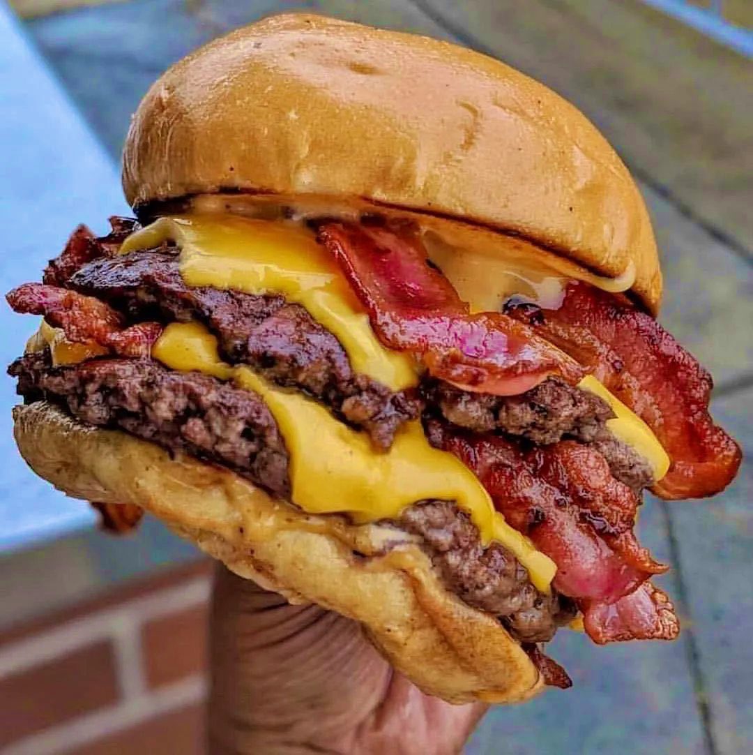 Food Porn on Twitter "Double Bacon Cheeseburger 🍔👌"