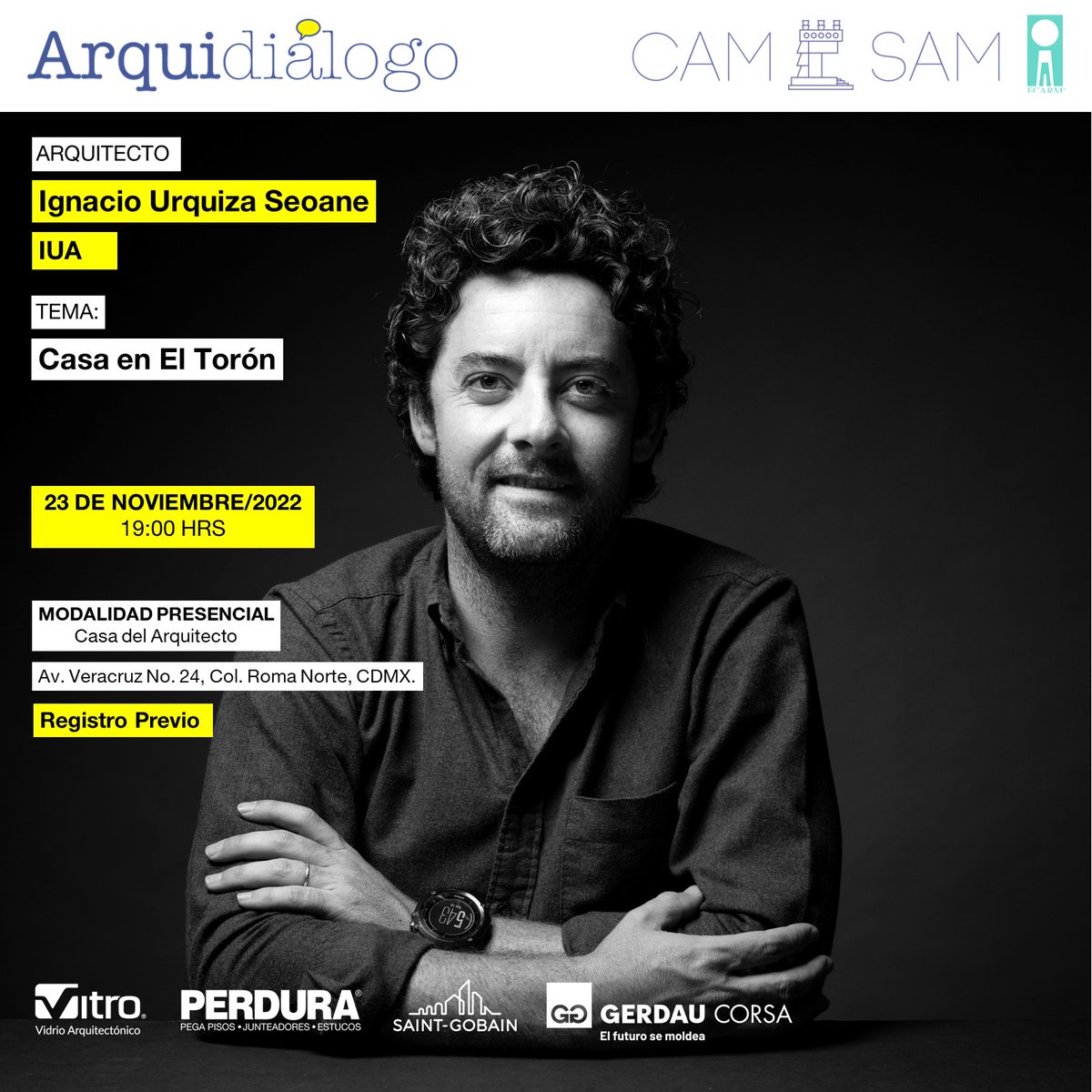 colegiodearqs's tweet photo. Participa en este #arquidiálogo con Ignacio Urquiza de Ignacio Urquiza Arquitectos, donde nos compartirá este proyecto galardonado en la #VBienalCDMX. 

➡️ Regístrate aquí: https://t.co/6aU7qx3vmH

#CAMSAM #arquitectura #vivienda #Contexto #diseño #naturaleza https://t.co/BJUFkskTNq