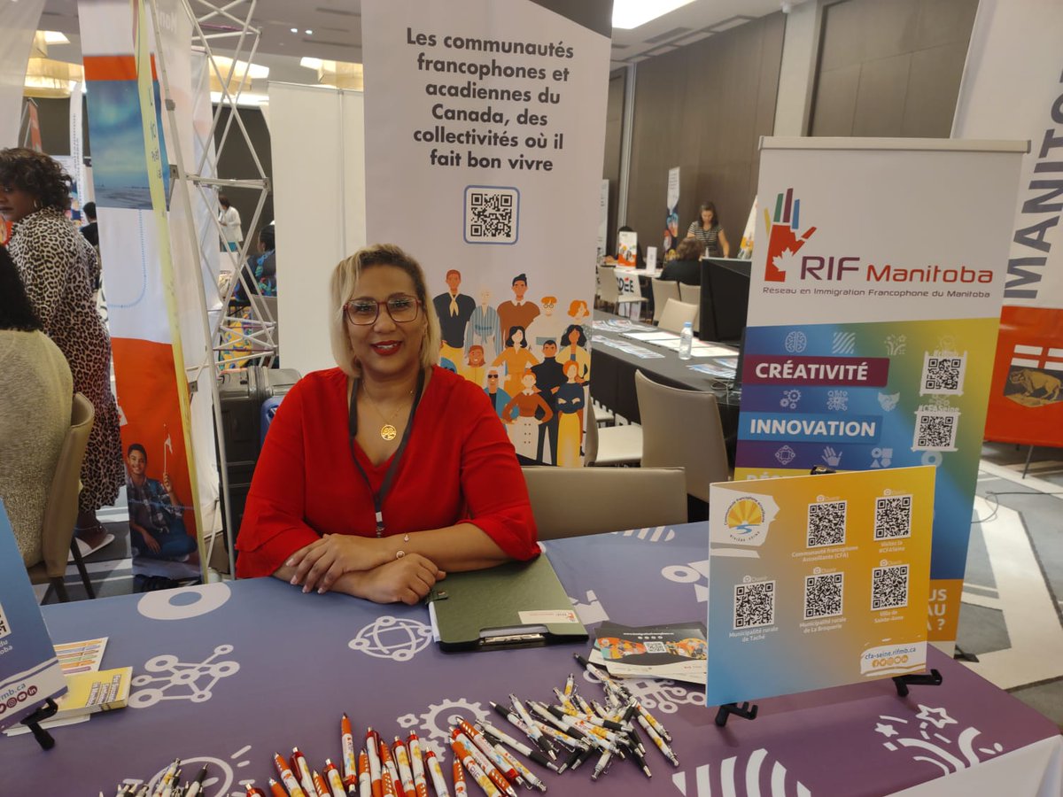 rif_mb's tweet photo. 🇨🇦🇲🇦Toute la délégation du Manitoba est à Rabat, au Maroc pour la première fois. Cette journée à @DestCan a été intense et riche en échanges avec des candidat.e.s francophones prêt.e.s à s'envoler pour le Canada.#RIFManitoba #DestCan2022 #immfr @cdemmanitoba @MBGov @AFrancophone https://t.co/mLJoDuuZkk