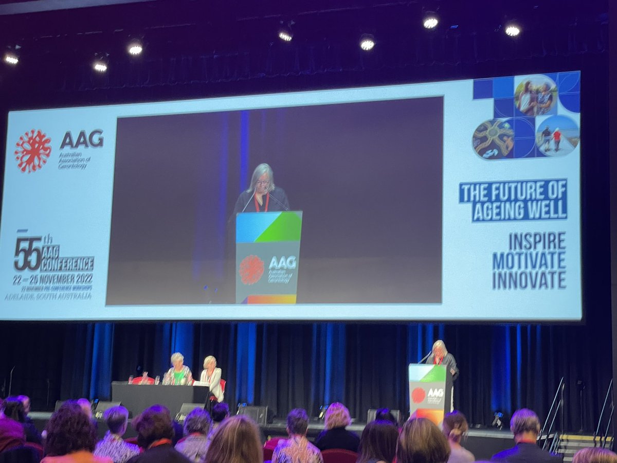 Delighted to be representing <a href="/acualliedhealth/">ACU School of Allied Health</a> <a href="/ACUmedia/">Australian Catholic University</a> at the 55th #AAGConf22. Come and visit me at the ACU booth to hear more about our #healthy #ageing research agenda &amp; the Plunkett Centre’s Relational Care Framework for people living with dementia <a href="/ElspethFroude1/">Elspeth Froude</a>
