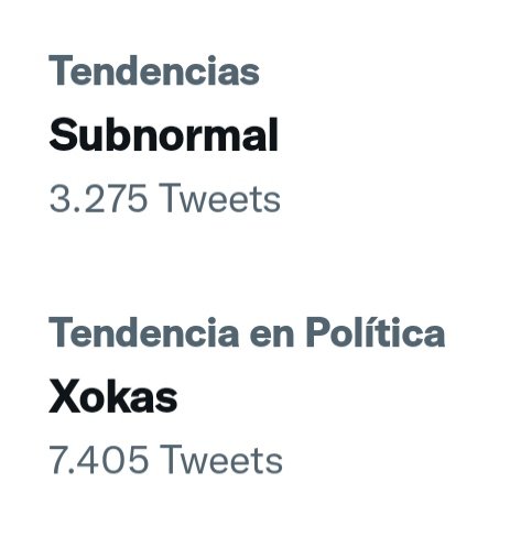 MssAshton's tweet photo. "Subnormal" y "Xokas" son tendencia. ¿Casualidad? https://t.co/xcQAChrx8Y